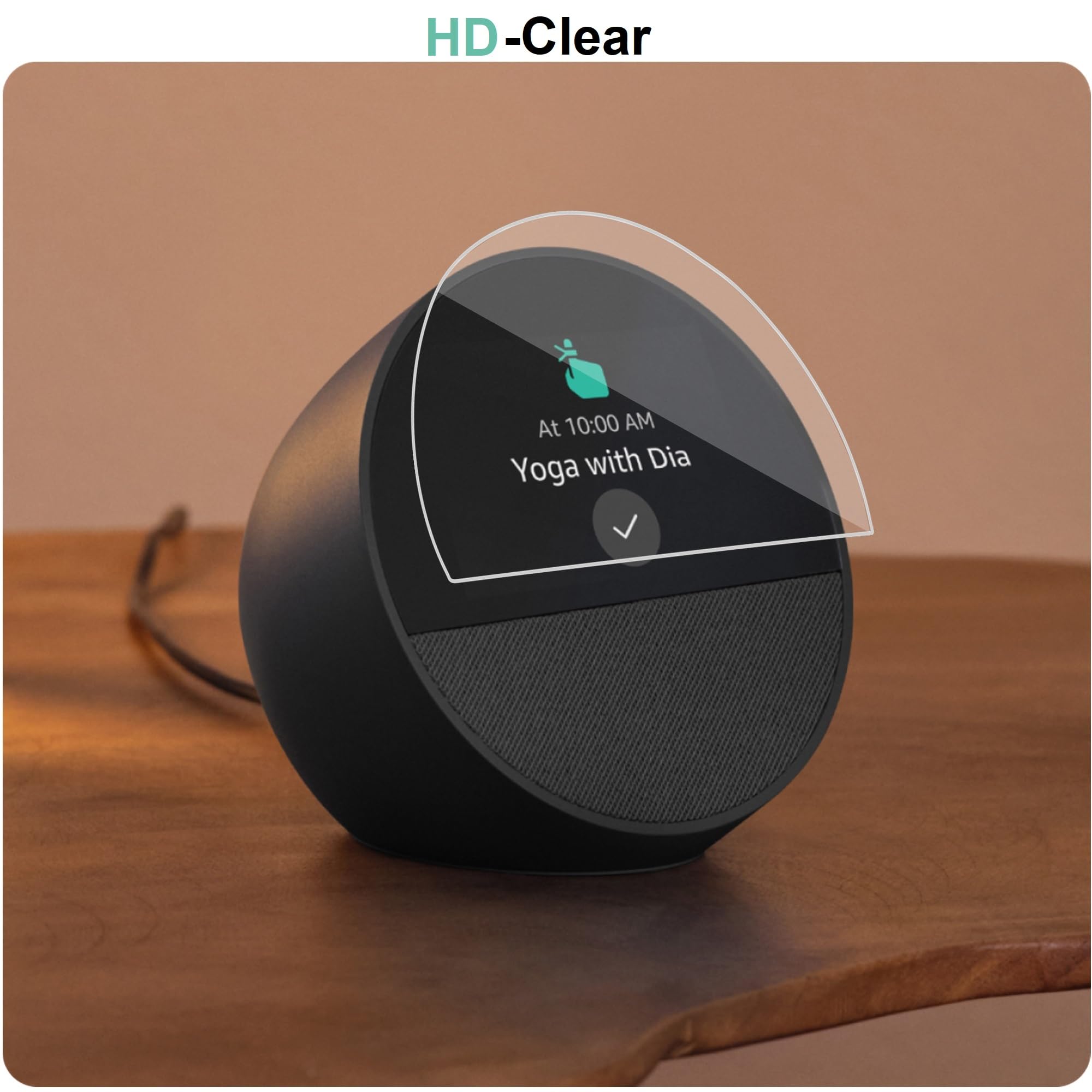 Wisely Premium Screen Guard Protector for Echo Spot Alexa Display