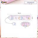 Toyshine Pack of 2 Cartoon Design Glitter Scale Ruler | Drawing Ruler | Flow Sand Bookmark Rulers Birthday Party Return Gift Party Favor Stationary Items for Students Kids, Multicolor gallery image