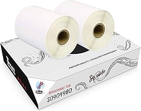 2 Rolls S0904980 Dymo LabelWriter 4XL Compatible Labels | 104mm x 159mm | 220 Labels Per Roll