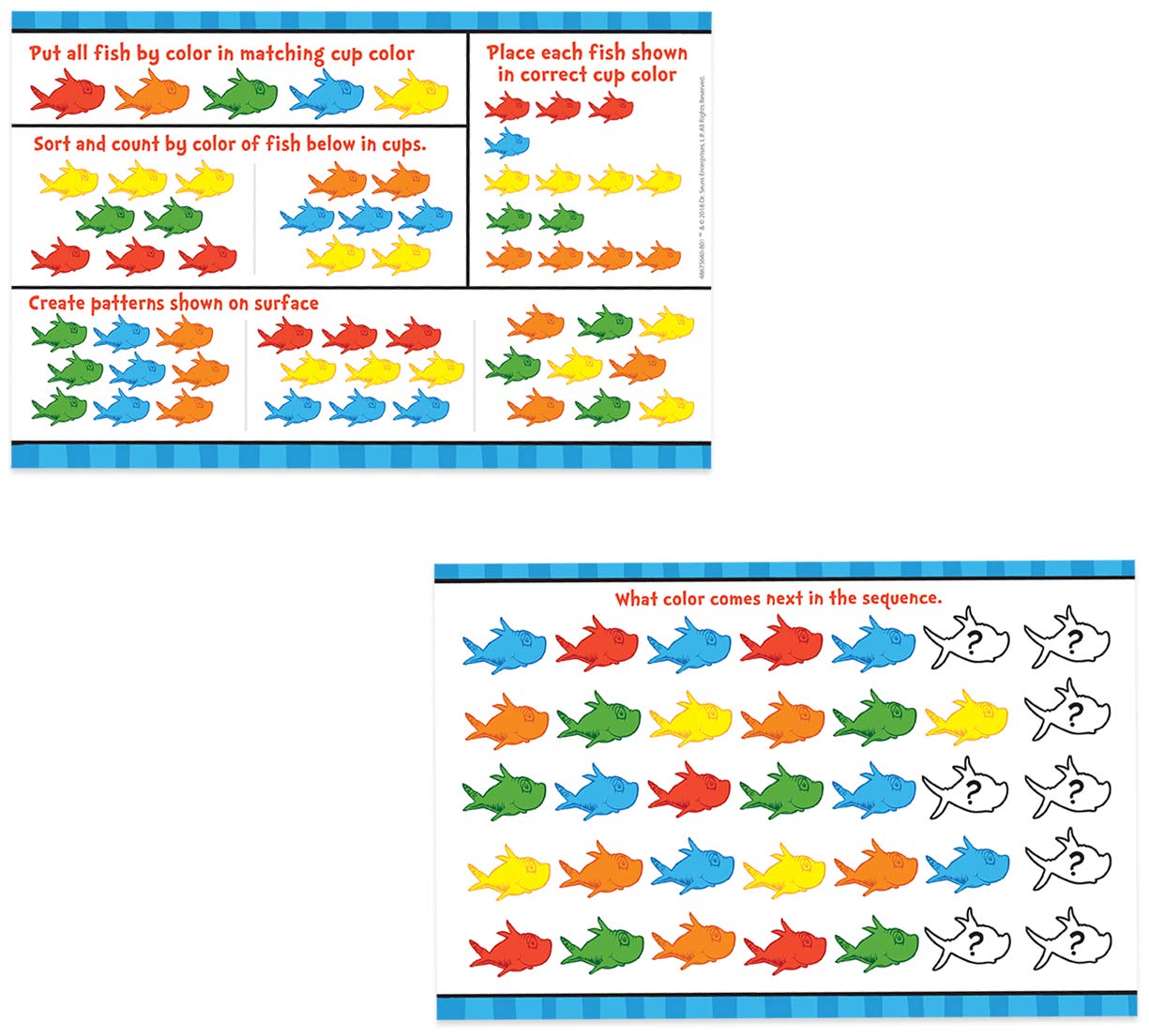 Eureka Dr. Seuss Counting Fish with Cups