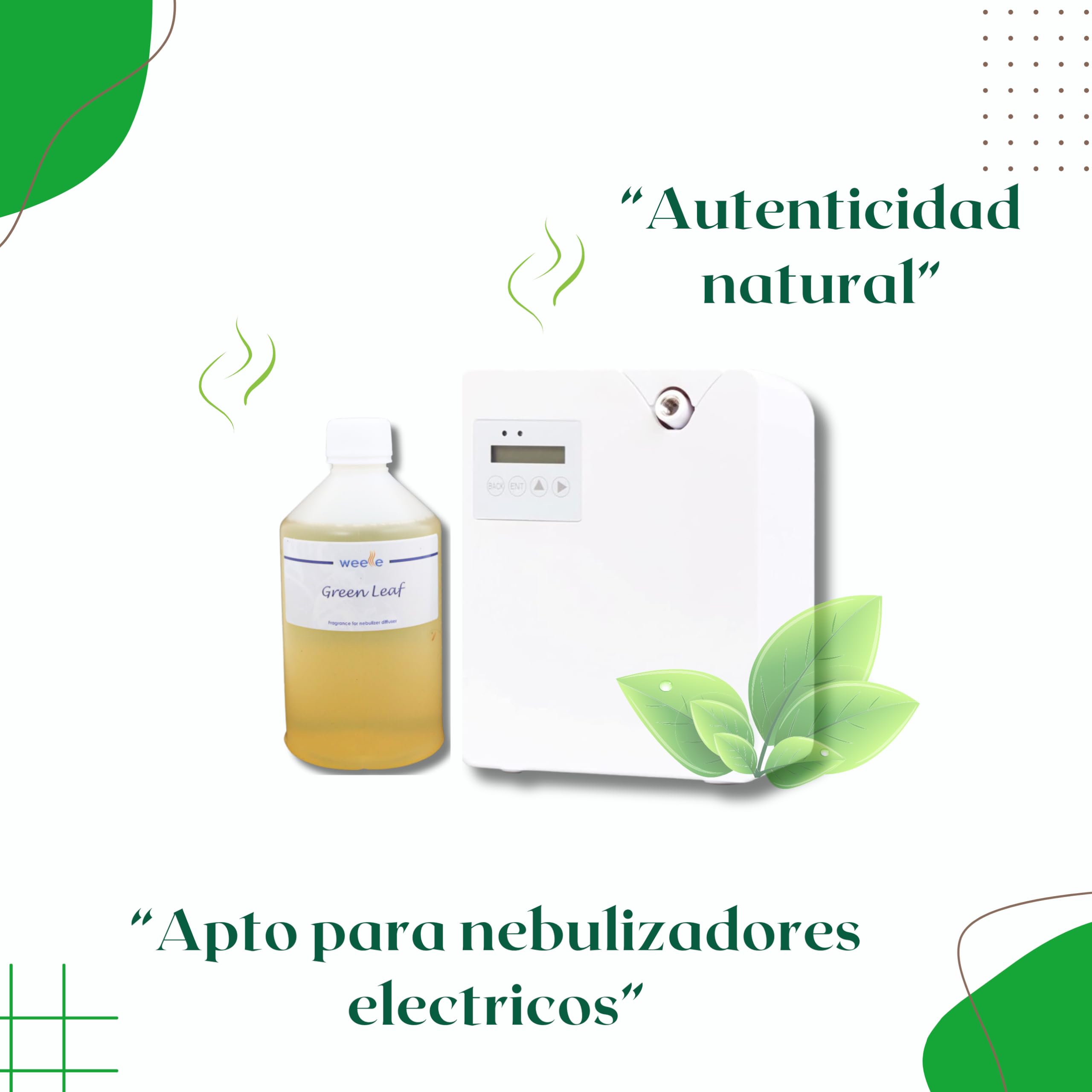 Recambio Ambientador para Difusores de Nebulización Profesionales 500 ml Perfume para Hogar