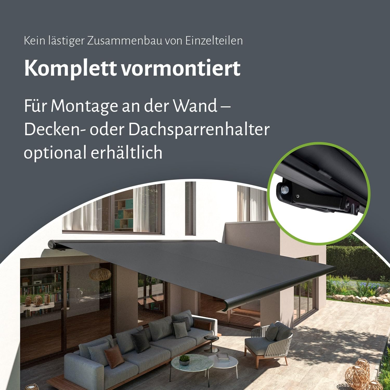 empasa Profi Markise  vormontiert, Fernbedienung