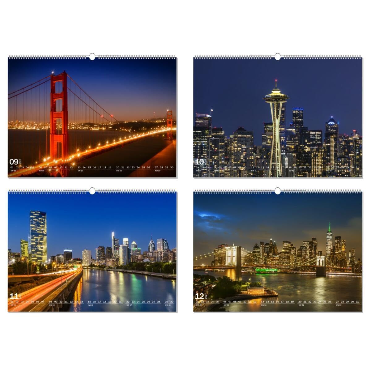 artboxONE Kalender 2027 USA Impressionen Wandkalender A2 2027 Reise/Länder