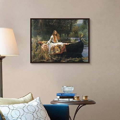 Miniatura 4 de SYSMYXGS John William Waterhouse Pintura por Números para Adultos Pintura por Números Pintura al óleo Lienzo Pintura de Adultos Pintura por Número