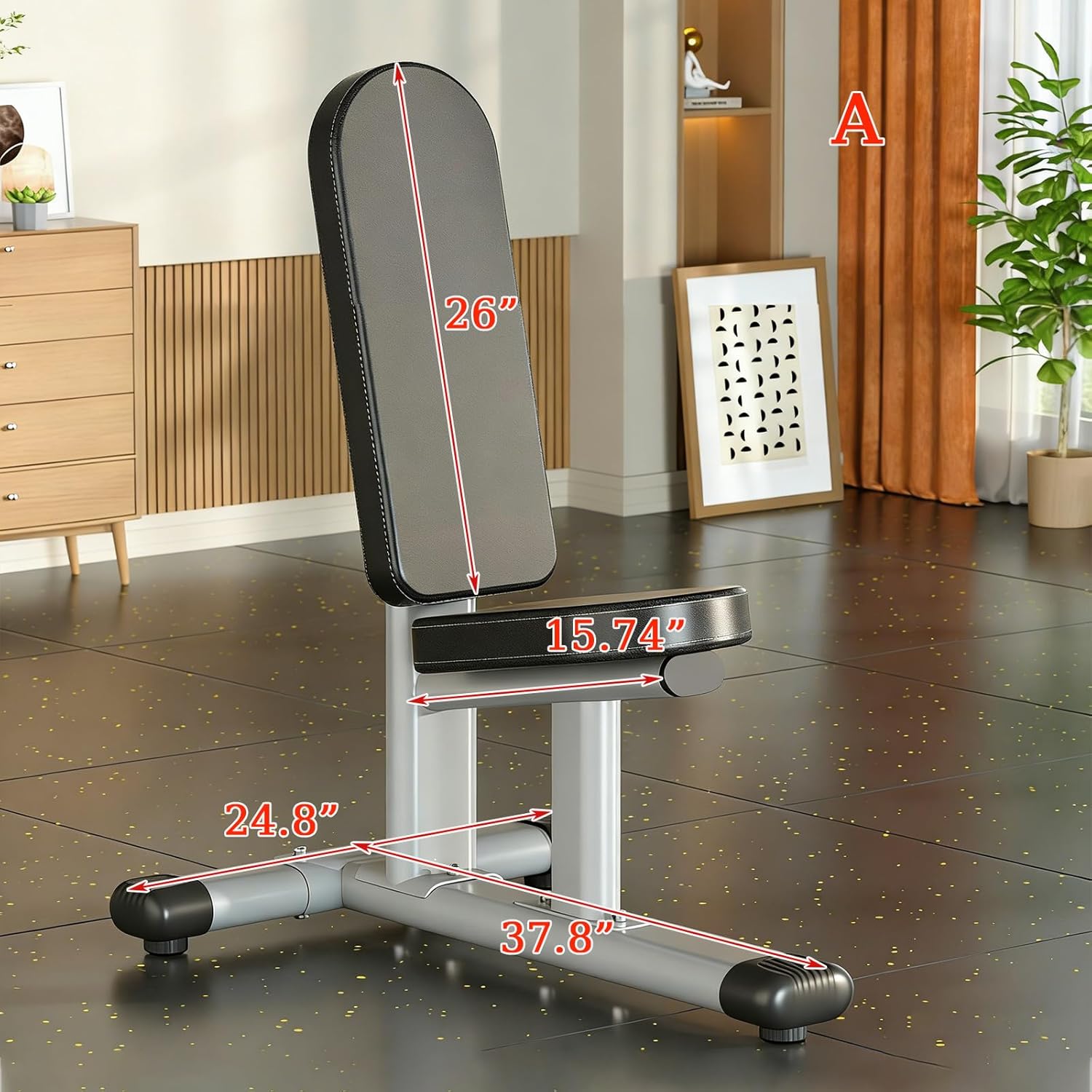 Weight Lifting Bench, Professional Workout Gym Station for Strength Conditioning and Full Body Exercise, Dumbbell & Abdominal Fitness Equipment with 1762LBS Capacity