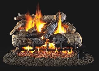 Real Fyre Charred American Oak Log Set 18/20", Logs Only Chao18/20