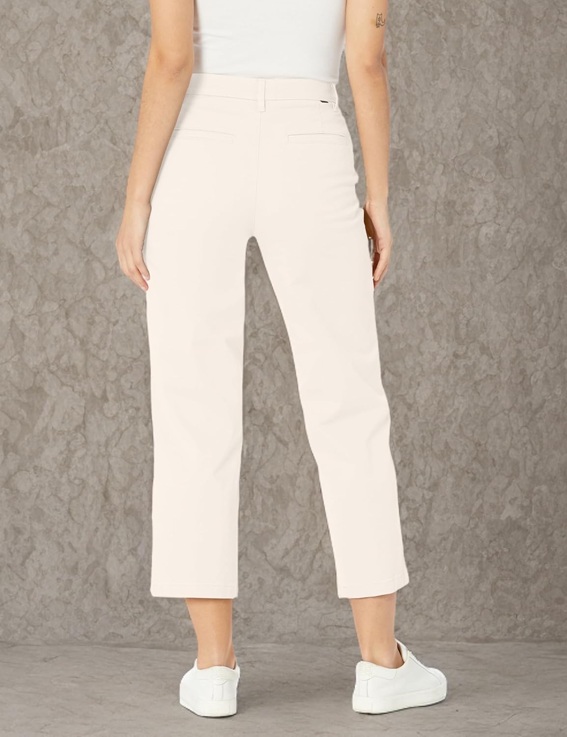 Dockers Womens Straight Fit High Rise Weekend Chino Pants - Image 3