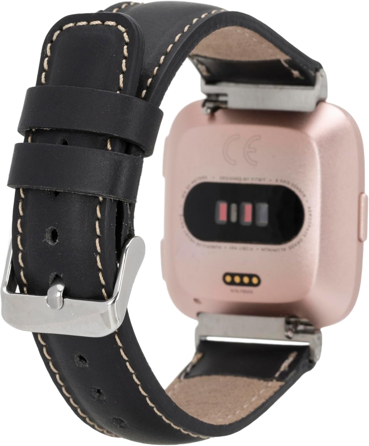 HARDISTON Smart Watch Band, Compatible With Fitbit Versa 1, Versa 2, Versa Lite, Handmade Genuine Leather, Fitbit Watch Band, Replacement Leather Strap for Men & Women