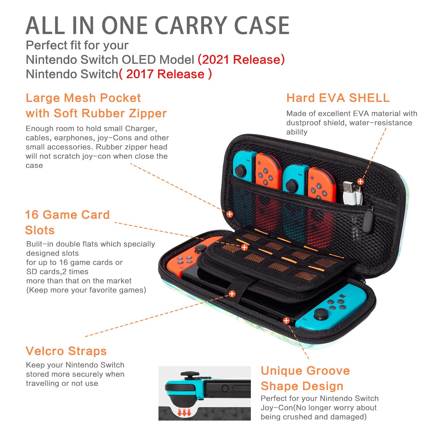 Nintendo Switch 本体セット＋ケース Nintendo Switch 本体ケース3点セット 本体ハードカバー キャリング