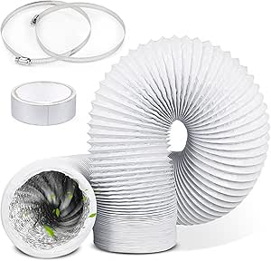 RTVGNSZSJL Abluftschlauch 400mm - 10m Flexibler Lüftungsschlauch Industriequalität