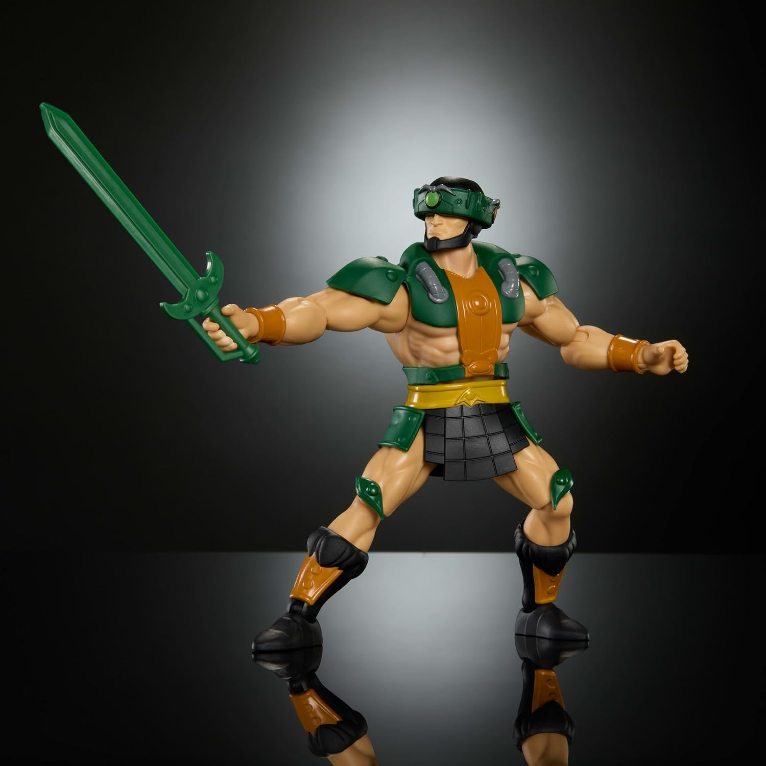 Masters of the Universe Origins Action Figure 200X Cartoon Collection Tri-Klops, 5.5 Inch 1980s Motu TV Toy, Detailed Design Turnable Visor & Sword image 5
