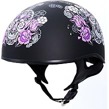 Gorra de calavera DOT avanzada para motocicleta Cascos medios cl&aacute;sicos Motociclista HLD HLT