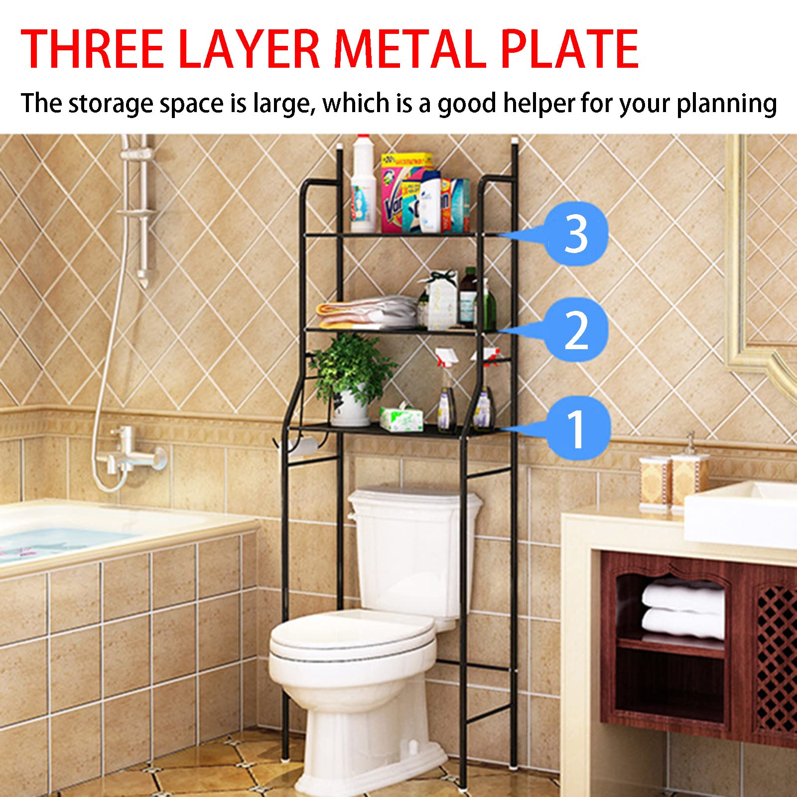 Amazon.co.jp: over the toilet storage, over the toilet