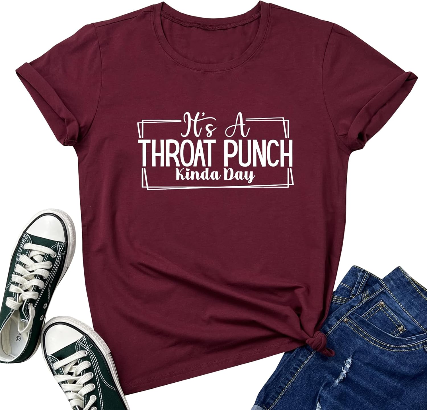 BLACKOO Women Funny Tshirts Graphic Cute Tees