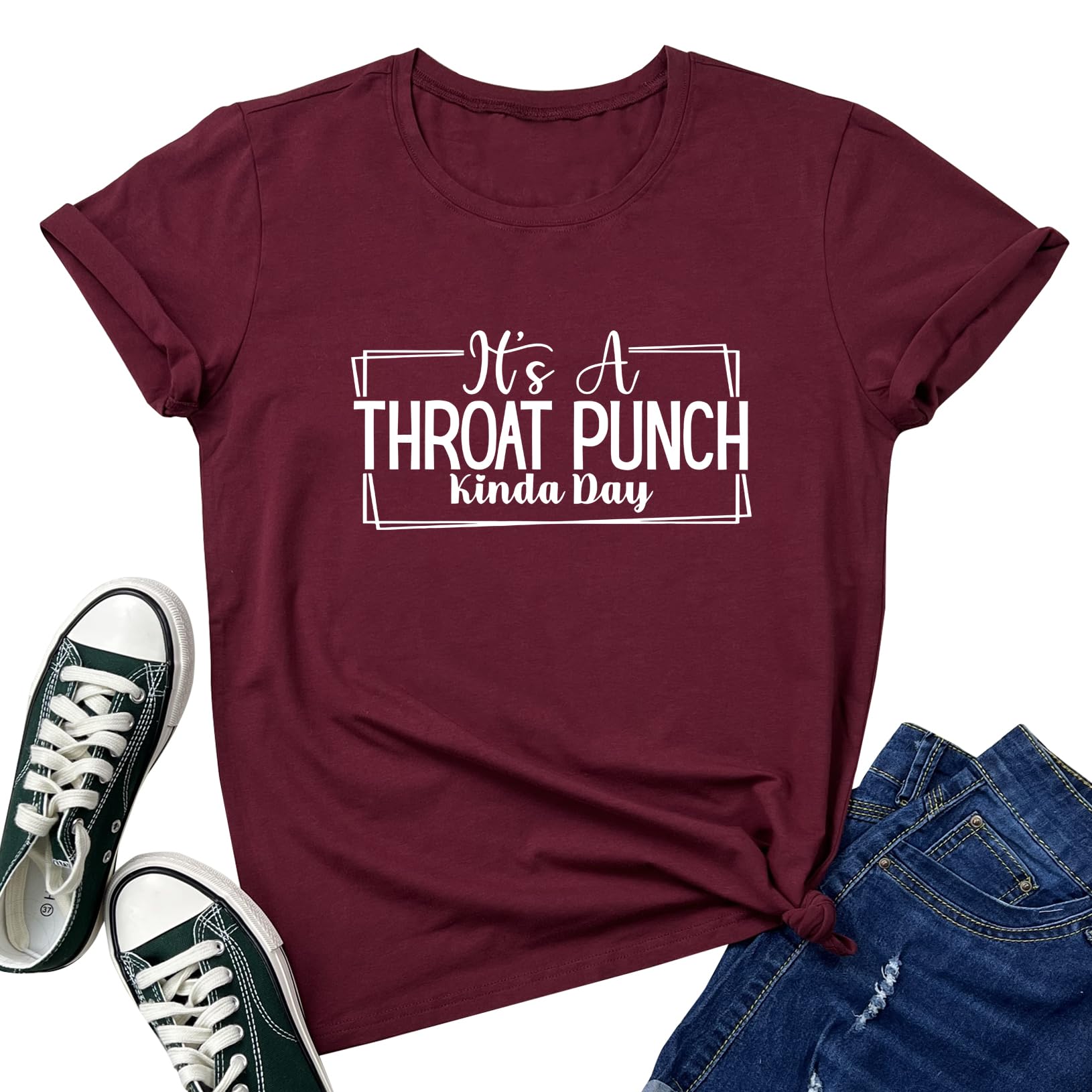 BLACKOO Women Funny Tshirts Graphic Cute Tees