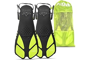 PRODIVE Adjustable Open-Heel Snorkel Fins