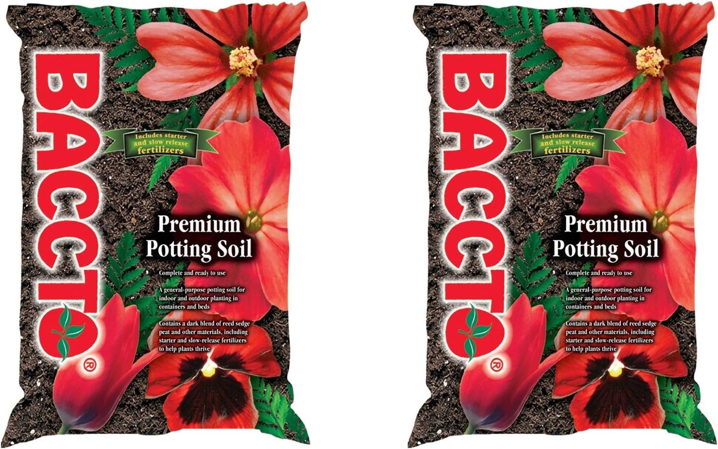 Michigan Peat 1225 Baccto Premium Potting Soil, 25Pound