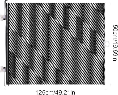 Miniatura 3 de Puerta retráctil para gatos y perros para interiores, para escaleras, sin perforación, valla antis, puertas de PVC para perros, para puertas,