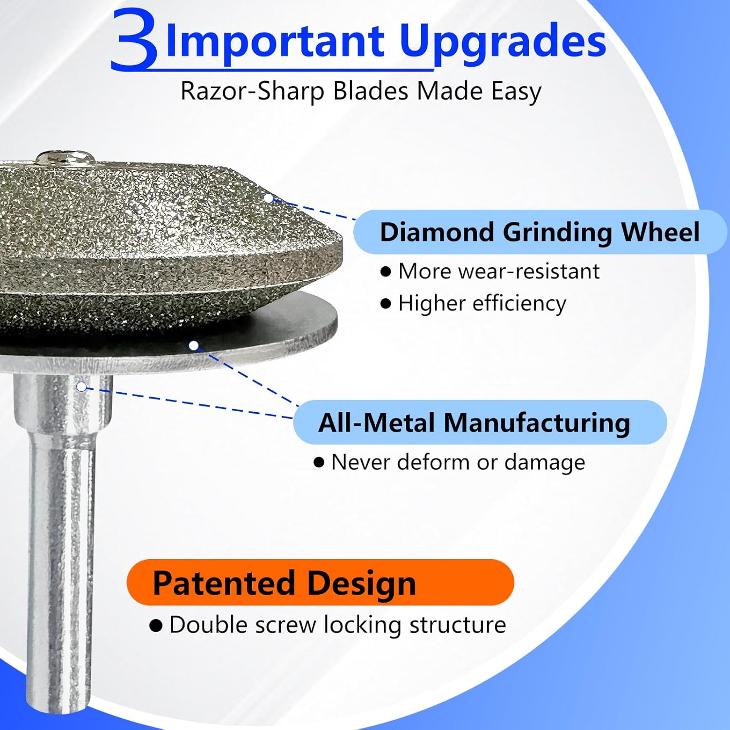 Diamond Lawn Mower Blade Sharpener and Balancer