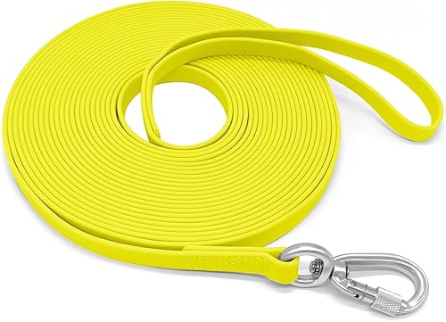 Miniatura 13 de ZALER Correa Larga para Perro Impermeable Correas de Entrenamiento 50ft 30ft 20ft 15ft 10ft 6ft, A Prueba de Olores Correa Larga de Llamada con