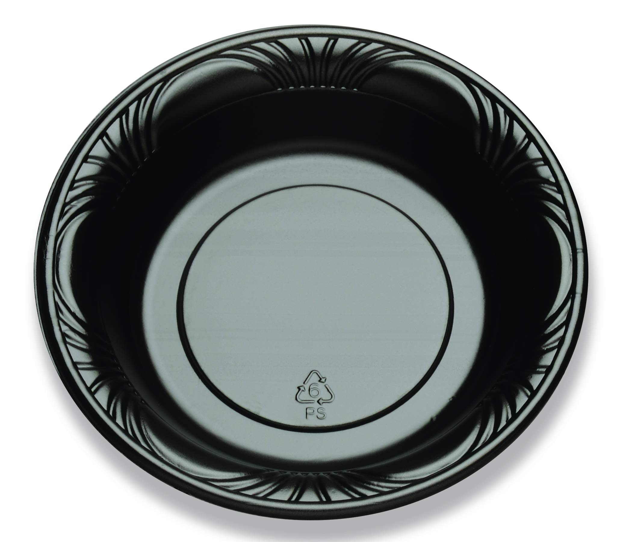 D and W Fine Pack Black Plastic Fine Bowl by C-Fine – 16.0 ounces, Plastic, Pack of 500, Model CF16B-07