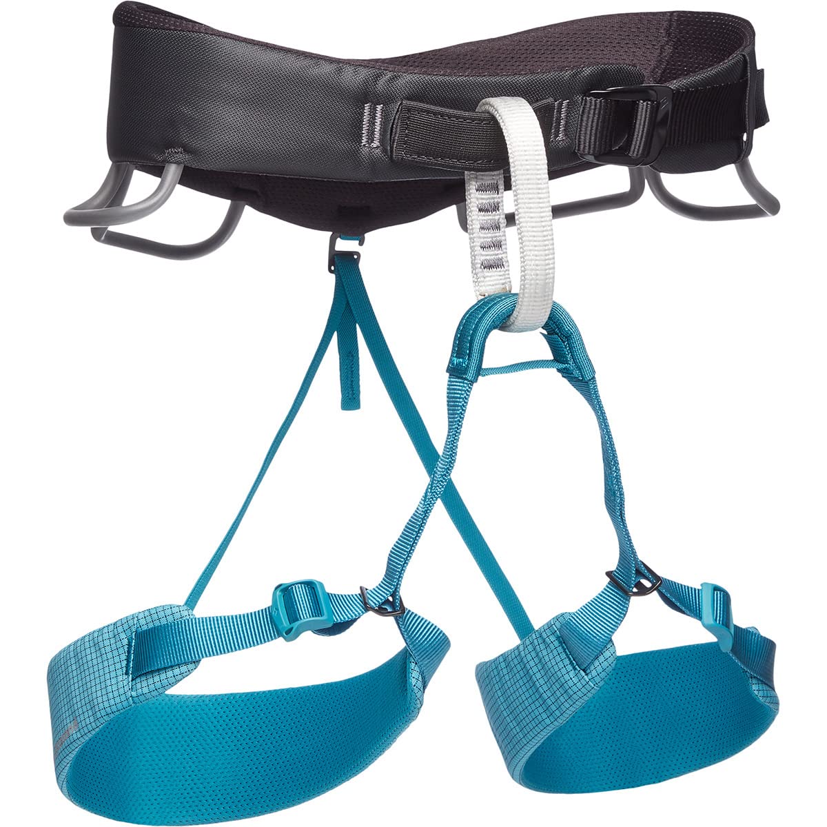 BLACK DIAMOND Women’s Momentum Rock Climbing Harness | Dual Core Construction | Adjustable Waist & Leg Loops