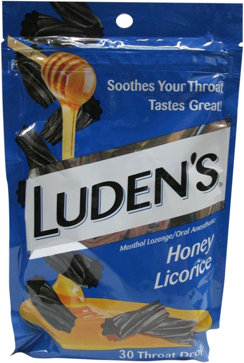 Ludens Honey Licorice Cough Drops Count One Size Multi