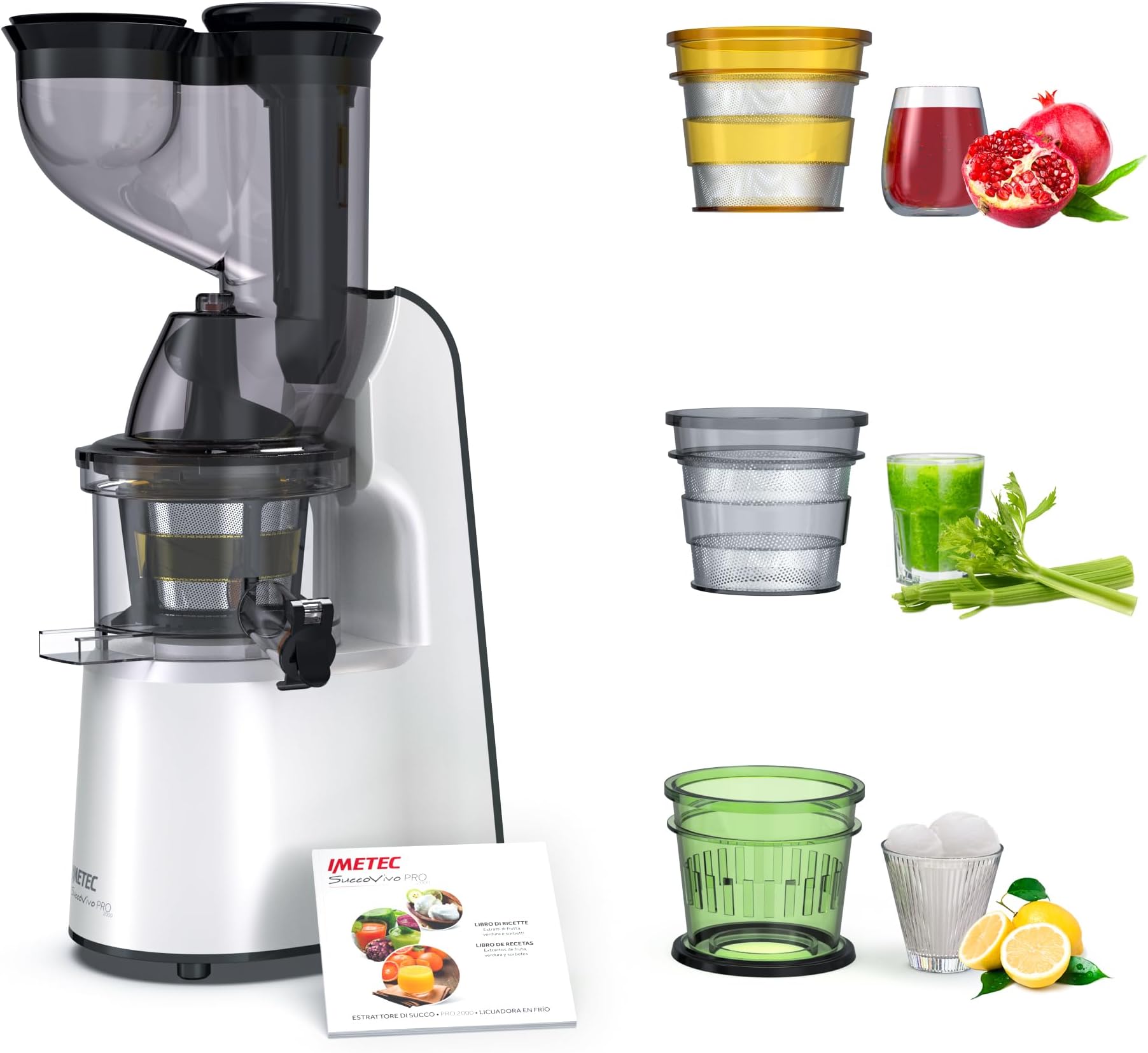 Imetec Succovivo Pro 2000 Estrattore di Succo Professionale a
