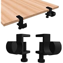 Diamond Painting Canvas Roll Holder & Table Clamp Set, Adjustable DIY Art Craft Accessories for Adults, Portable Canvas Roller Tool with Sturdy Clips for Diamond Art KitsBlack Black