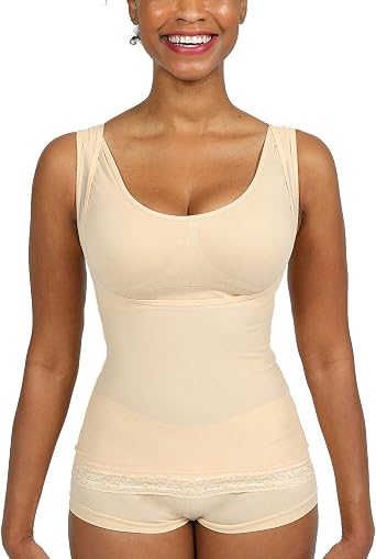 Abdo Women Seamless Body Shaper Camisole Tummy Control & Waist Slimming Shapewear