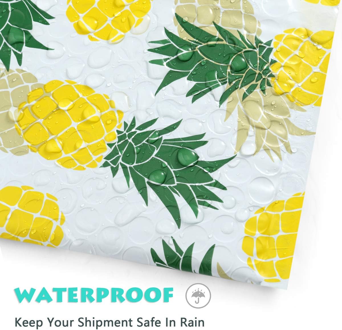 UCGOU Bubble Mailers 6x10 Inch Pineapple Designer 25 Pack Poly Padded Envelopes Small Business Mailing Packages Self Seal Adhesive Waterproof Boutique Shipping Bags for Jewelry (Internal Size 6x9) : Office Products