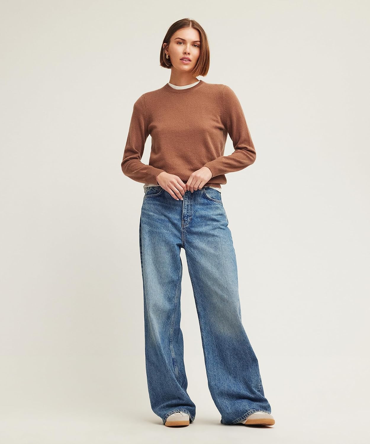 NAADAM Women's The Original Cashmere Crewneck Sweater