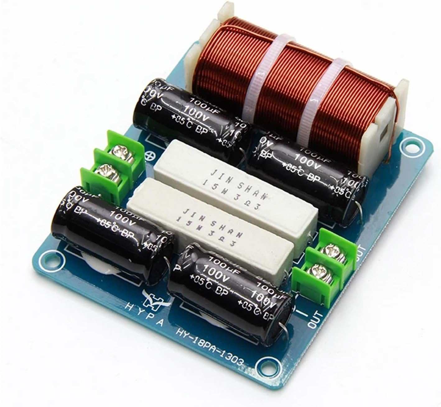 1 PCS 200W 10-Inch Subwoofer RC Filtering Bass Speaker 300HzFrequency Divider Home Theater HiFi Stereo Audio Crossover Filter