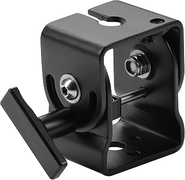 Antenna Mount, Folding Antenna Mount for Roof Rack, Fits Crossbars and Platforms, Folding Aerial Bracket for Antennas, Flags and Small LED Light