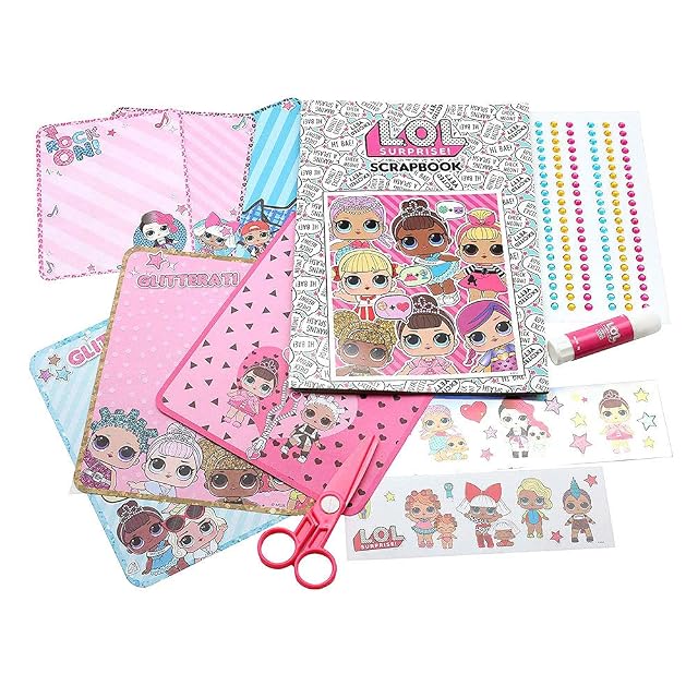Kits de álbumes de Recortes para niños Multicolor LOL Surprise