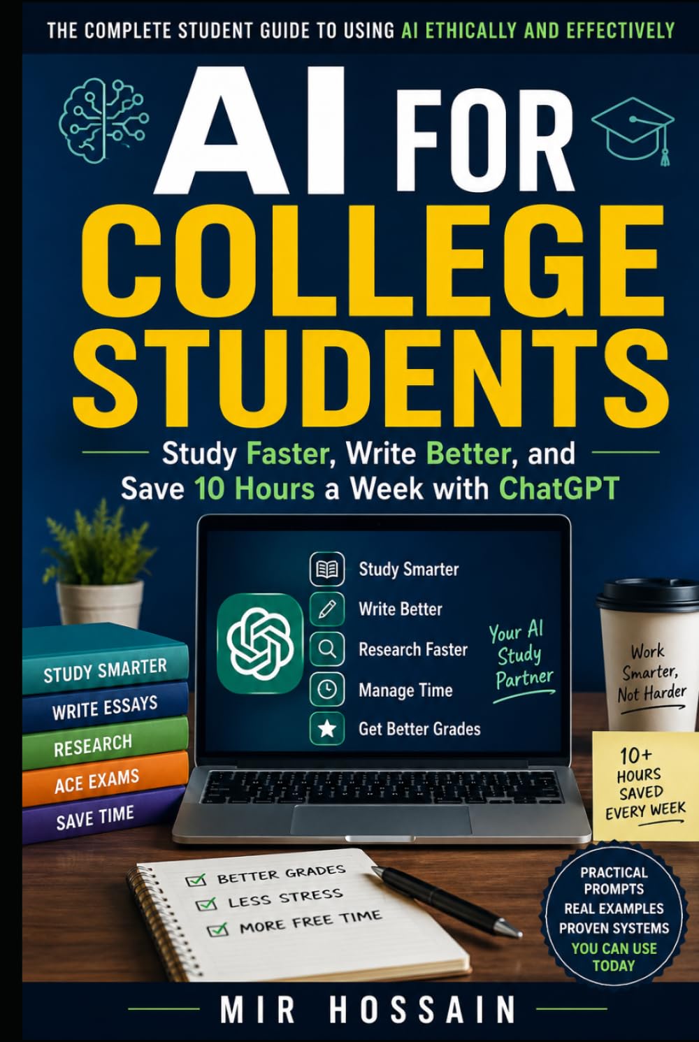 AI FOR COLLEGE STUDENTS: Study Faster, Write Better and Save 10 Hours a Week with ChatGPT