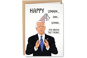 Joe Biden Gag Gift Forgets Speech Card