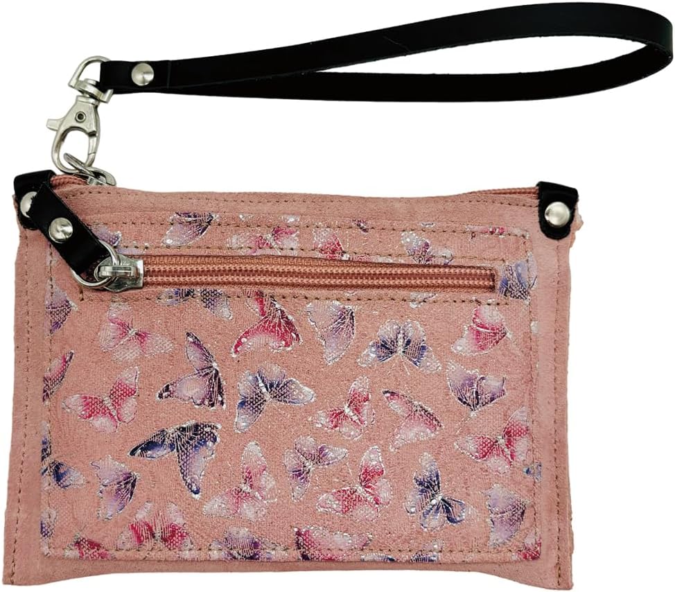 Blanck Leder Geldbeutel Unisex - 4 Reißverschlüsse, 12x9cm, Spanisches Design