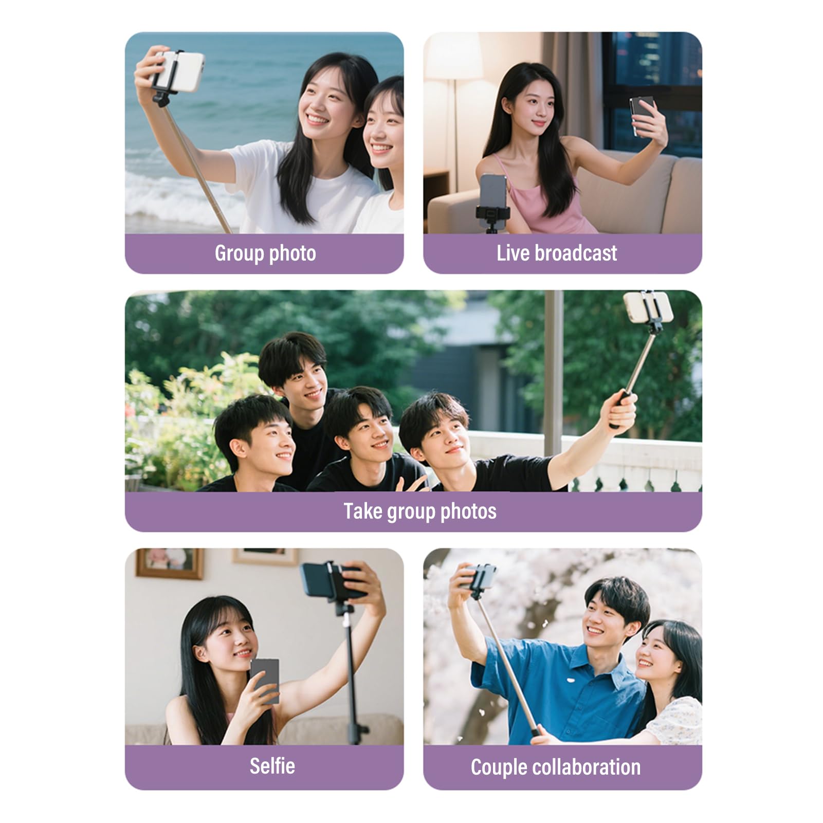 Gedourain Schermo di Visualizzazione HD per Monitoraggio Selfie del Telefono con Attacco Magnetico per Accoppiamento Rapido, Fotografia Visiva BT per Appassionati di Fotografia All'aperto (Grigio)