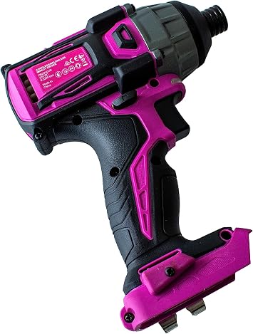 The Original Pink Box 20V Brushless Cordless 1/4-Inch Hex Impact Driver, 4.0Ah Lithium-Ion Battery & Charger Included