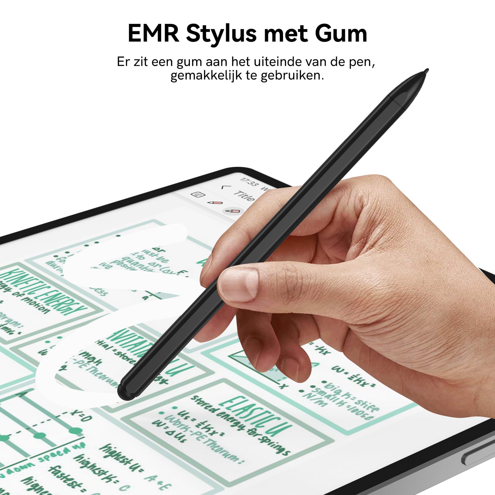 EMR Stylus Pen voor reMarkable 2/1, Kindle Scribe, Galaxy Tab/Note/Book, BOOX, Wacom One