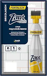 FORTALEZA Zapt Cores Branco – Tinta para Rejunte Acrílico Líquido – Renovador de Cor com Alta Cobertura – Para Cerâmica, Porcelanato e Pastilhas – Uso Interno e Externo – 200ml