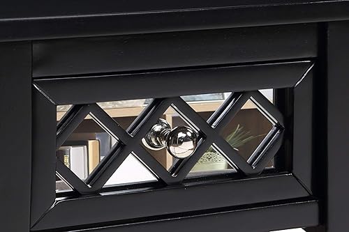 Miniatura 6 de Convenience Concepts French Country Khloe Deluxe - Mesa auxiliar de 1 cajón de 14 pulgadas, mesa auxiliar tradicional de granja con cajón de