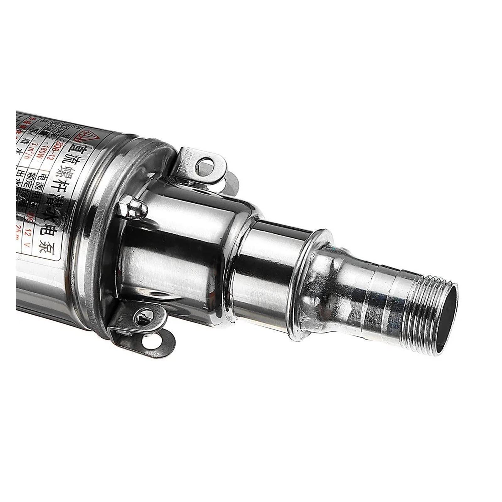 Mini Bomba pequeña Bomba de Agua de 12V/24V de Alta elevación, Bomba Solar de Pozo Profundo de Alta presión de 25m, Bomba Sumergible de CC, jardín de riego agrícola (Voltage : 24V)