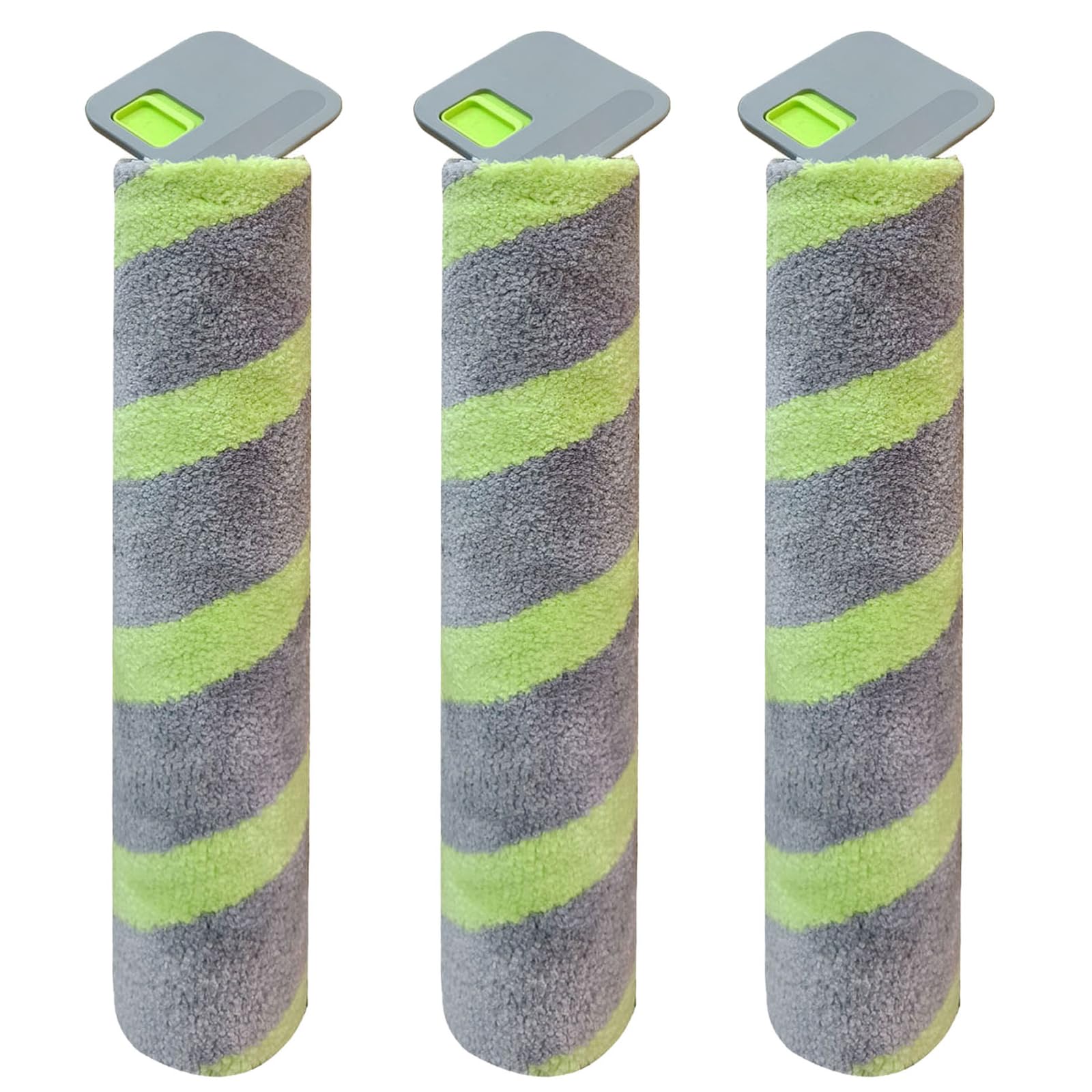 3 Stück Roller Mop für iRobot Roomba Max 705 Combo/Max 700 Series Combo | Mikrofaser Bürste, Kompatibel mit Roomba 705X/ Plus 775 Combo/ Max 775 Staubsauger, Ersatzbürste, 3 Wischrollen Ersatzzubehör