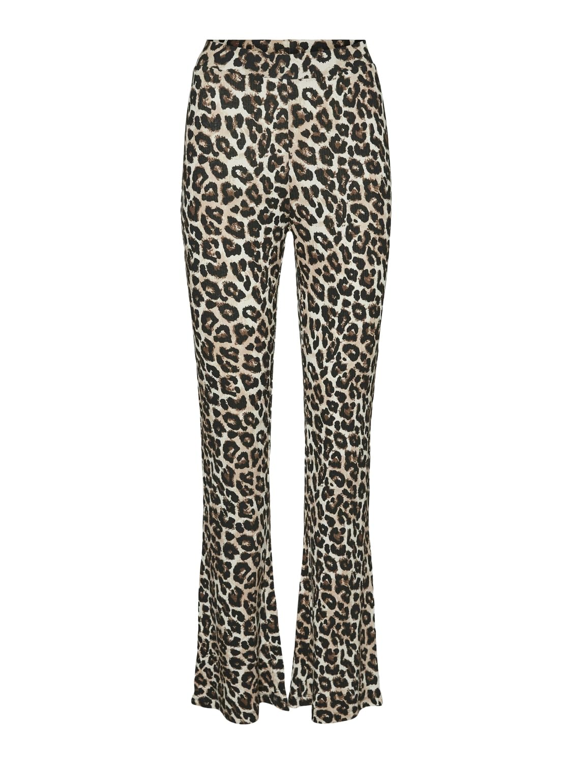 Noisy may Women's Nmpasa Hw Flared Pants Bg Noos Trousers, Black, M