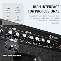 Vista 3 de Donner Electric Drum AMP, 80-Watt Wireless Electronic Drum Amplifier Professional DDA-80
