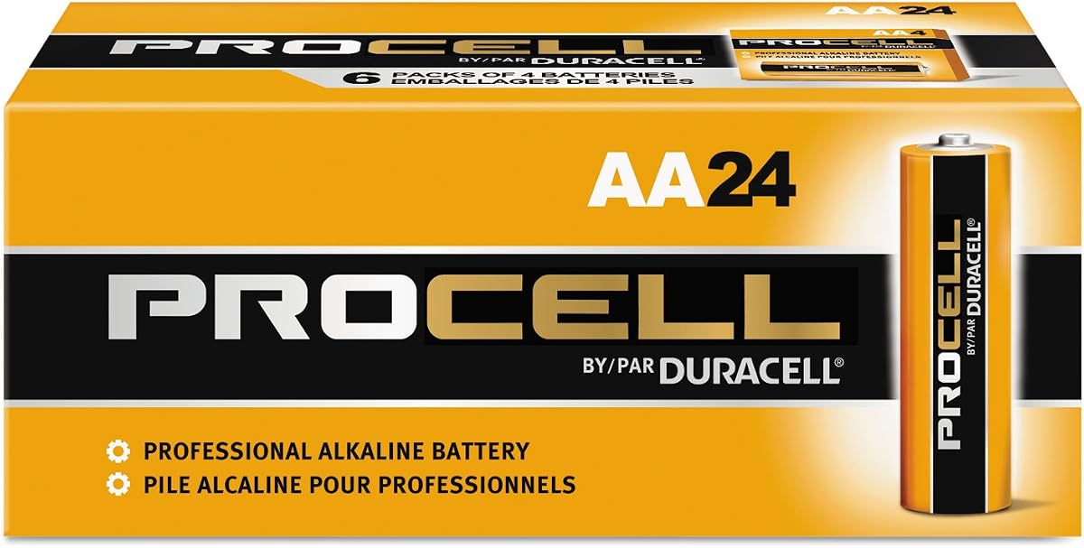 Duracell Procell AA 24 Pack PC1500BKD09 (packaging may vary)