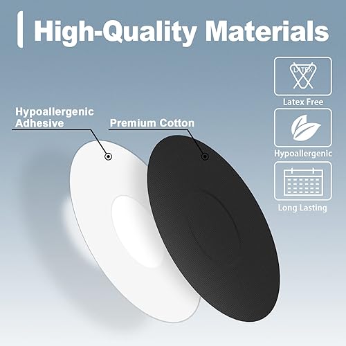 Miniatura 2 de Paquete de 20 parches adhesivos Freestyle, diseñados para Freestyle Libre 2 Enlite Medtronic Guardian CGM cubiertas de sensor CGM, sin pegamento en