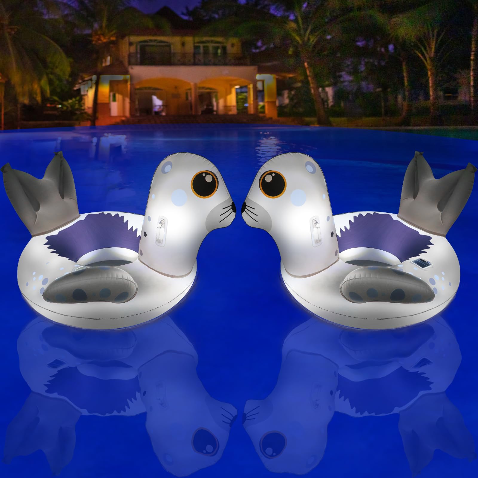 Snapklik.com : Inflatable Pool Floats Adult Sea Lion Swim Tube